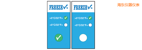 海東溫度指示標簽 冷凍檢查 Thermolabels