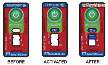 營口溫度指示標簽 累計上升時間/溫度的標簽